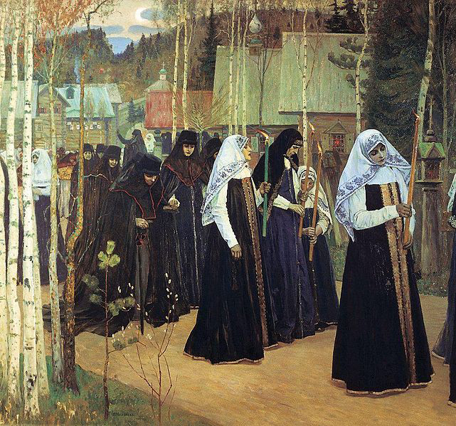 Mikhail Nesterov Taking the Veil